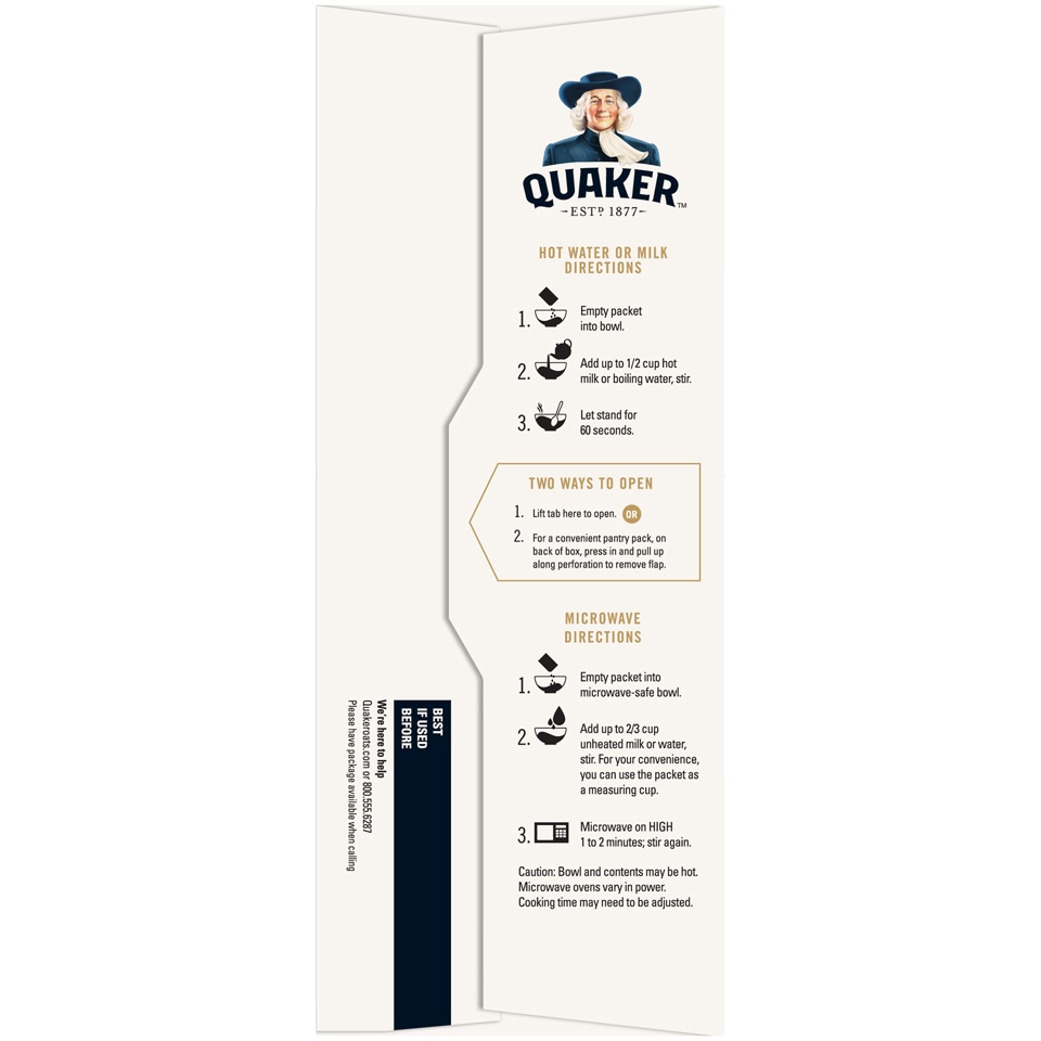 slide 7 of 10, Quaker Flavor Variety Instant Oatmeal, 10 ct; 1.51 oz