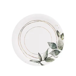 Meijer Botanical Lunch Plate 7in 20ct