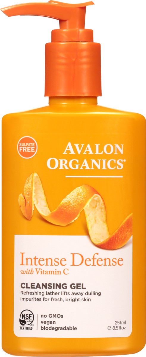 slide 4 of 11, Avalon Organics Avalon Vitamin C Facial Cleanser, 8.5 fl oz