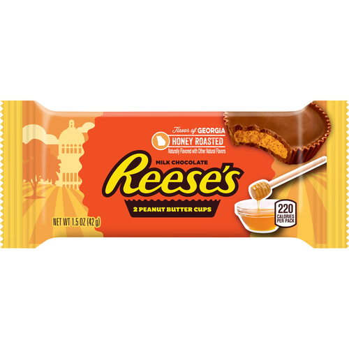 slide 1 of 1, Reese's Honey Roasted Peanut Butter Cups, 1.5 oz