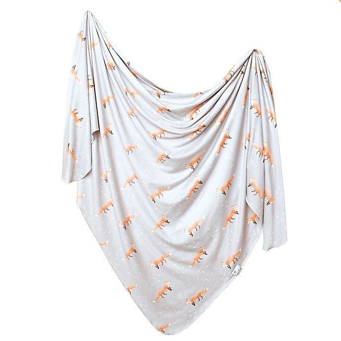 slide 1 of 8, Copper Pearl Swift Fox Swaddle Blanket - Orange/White, 1 ct