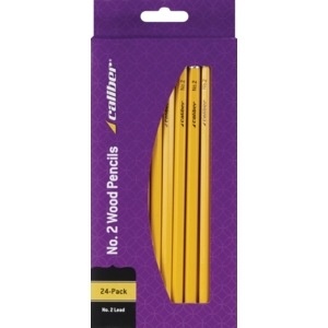 slide 1 of 1, Caliber No. 2 Wood Pencils, 24 ct