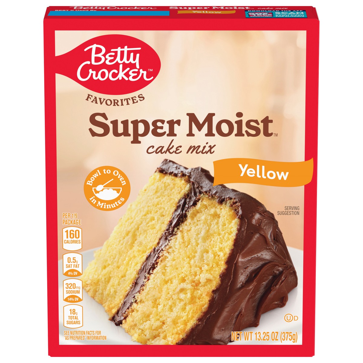 slide 1 of 9, Betty Crocker Favorites Super Moist Yellow Cake Mix, 13.25 oz, 13.25 oz