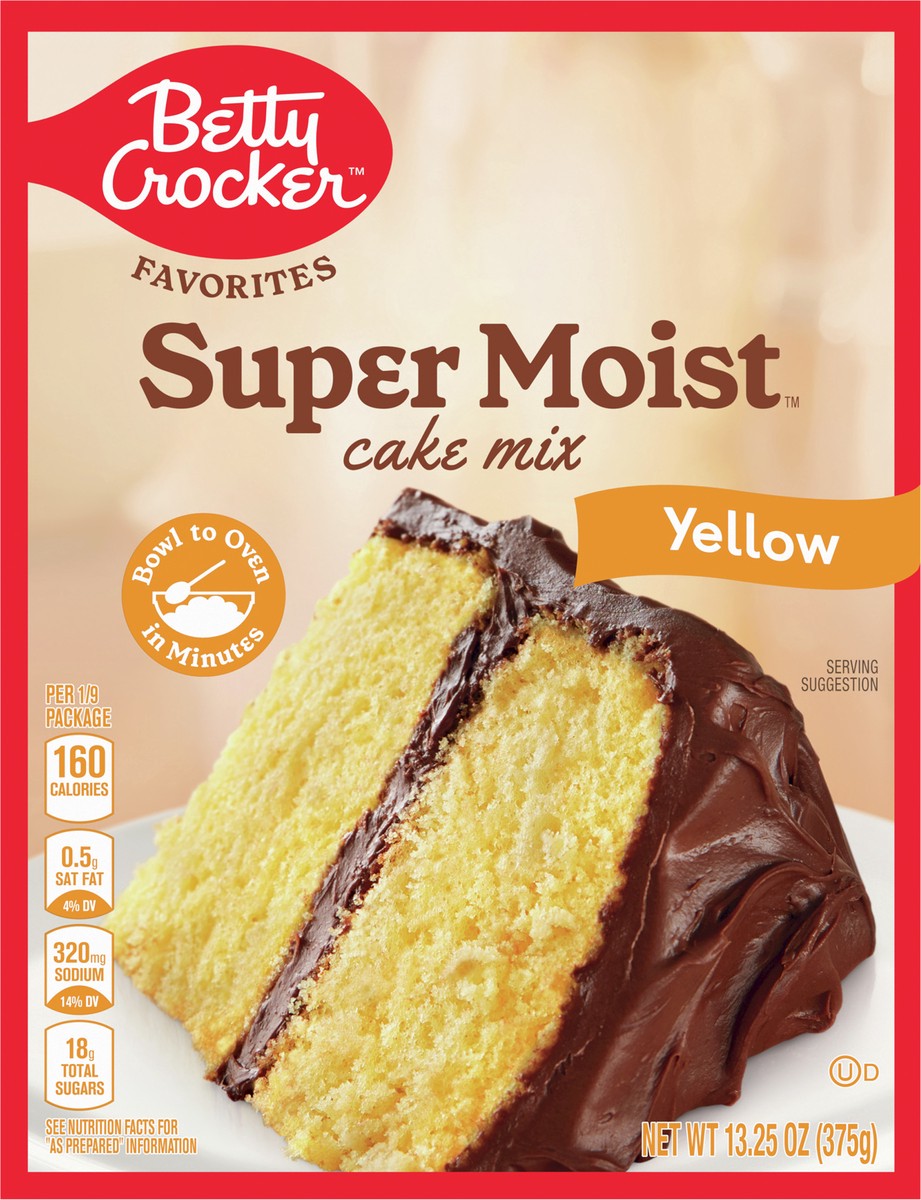 slide 7 of 9, Betty Crocker Favorites Super Moist Yellow Cake Mix, 13.25 oz, 13.25 oz