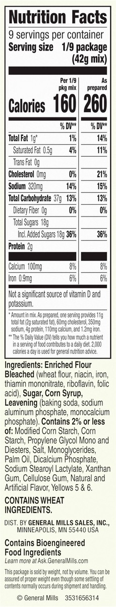 slide 2 of 9, Betty Crocker Favorites Super Moist Yellow Cake Mix, 13.25 oz, 13.25 oz