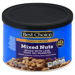 Best Choice Lightly Salted Mixed Nuts with Peanuts