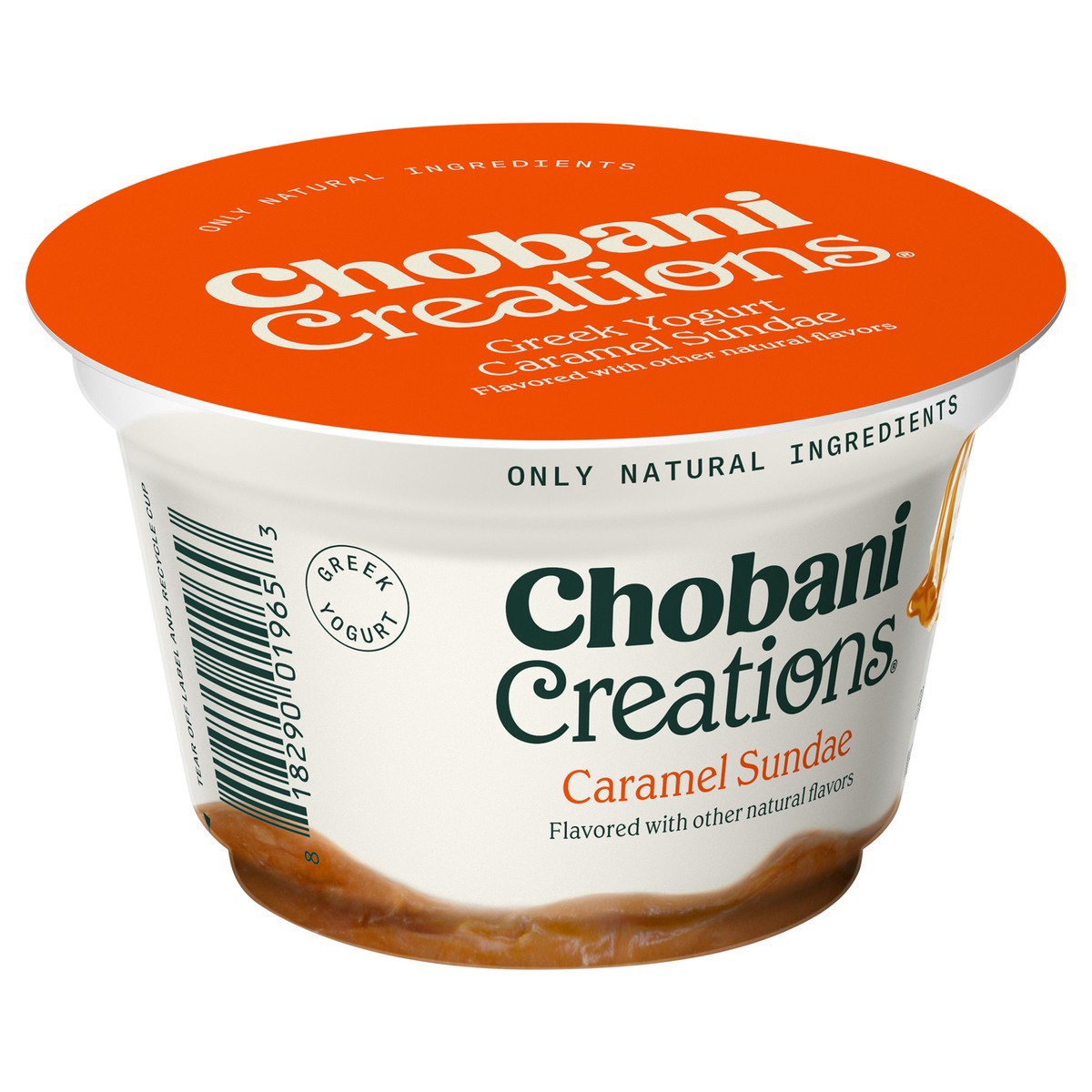slide 13 of 13, Chobani Yogurt, Greek, Caramel Sundae, 5.3 oz