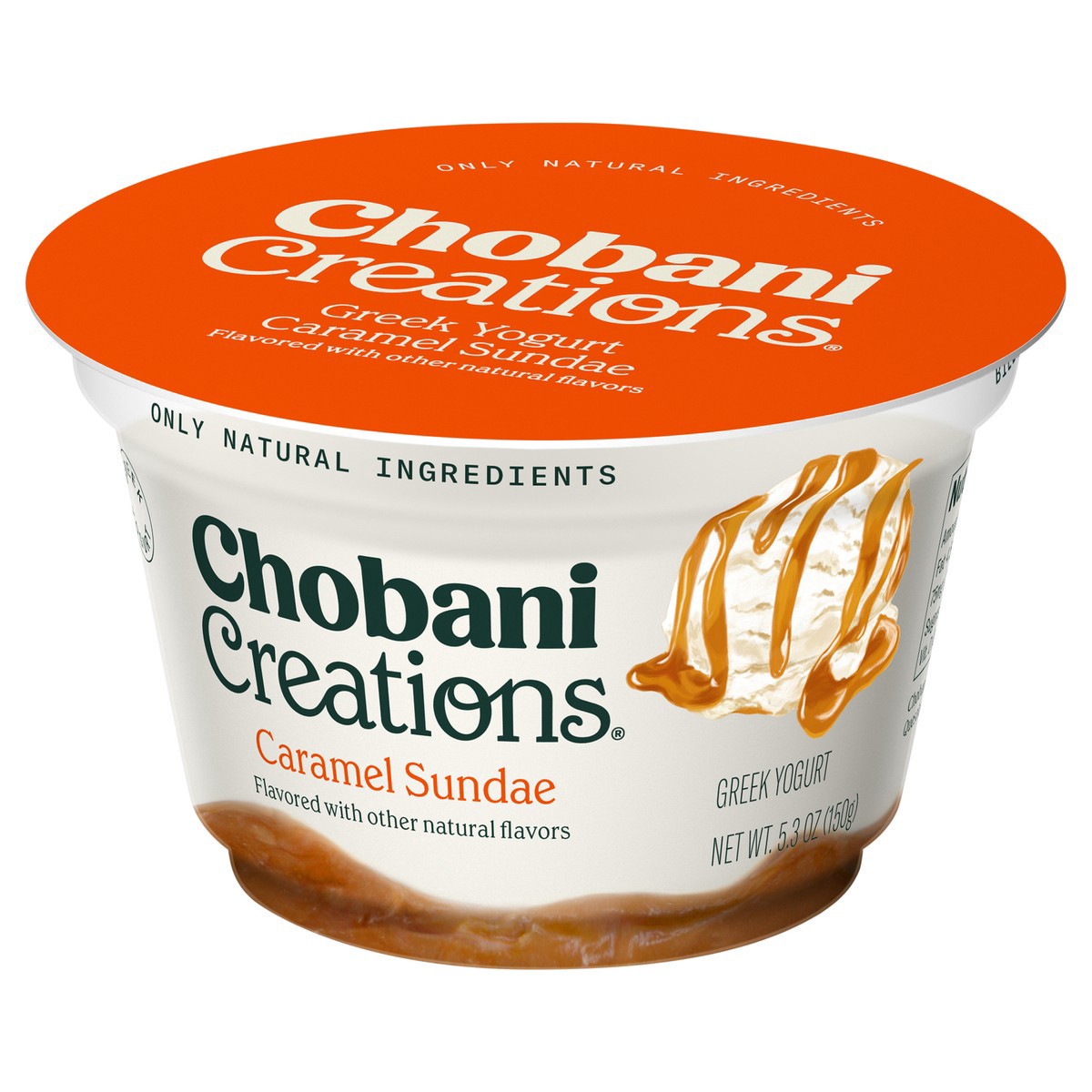 slide 11 of 13, Chobani Yogurt, Greek, Caramel Sundae, 5.3 oz