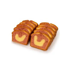 Strawberry Swirl Sliced Loaf Cake