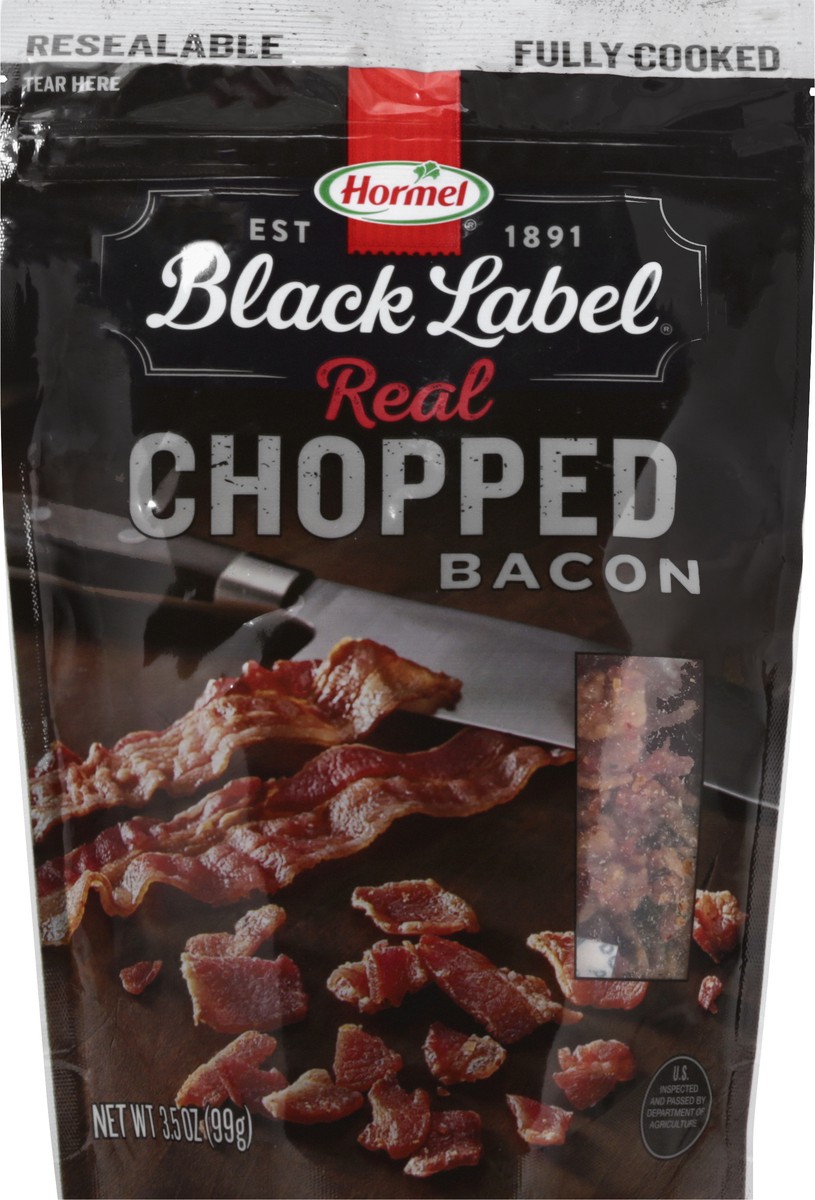 slide 1 of 12, Black Label Chopped Bacon 3.5 oz, 3.5 oz