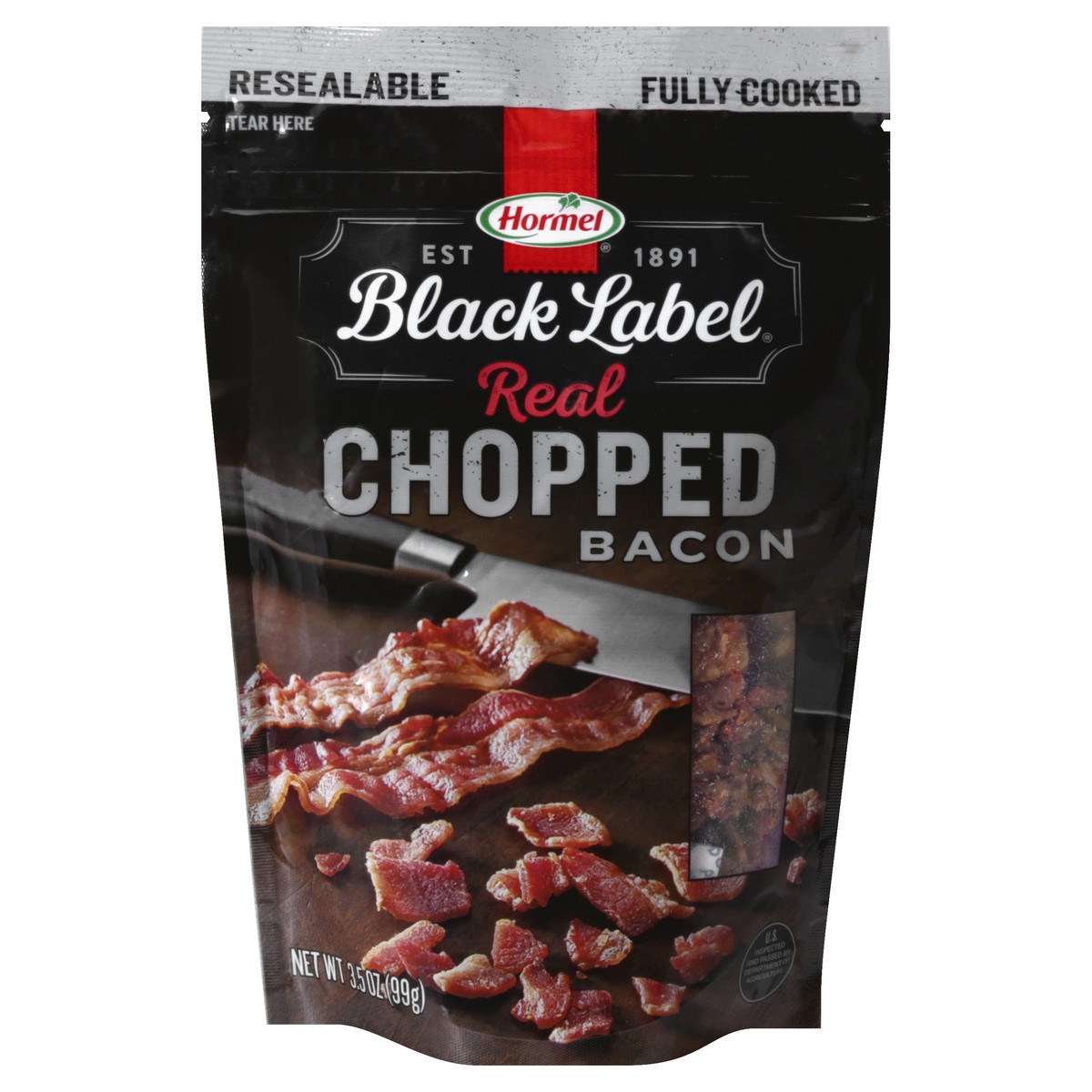 slide 5 of 12, Black Label Chopped Bacon 3.5 oz, 3.5 oz
