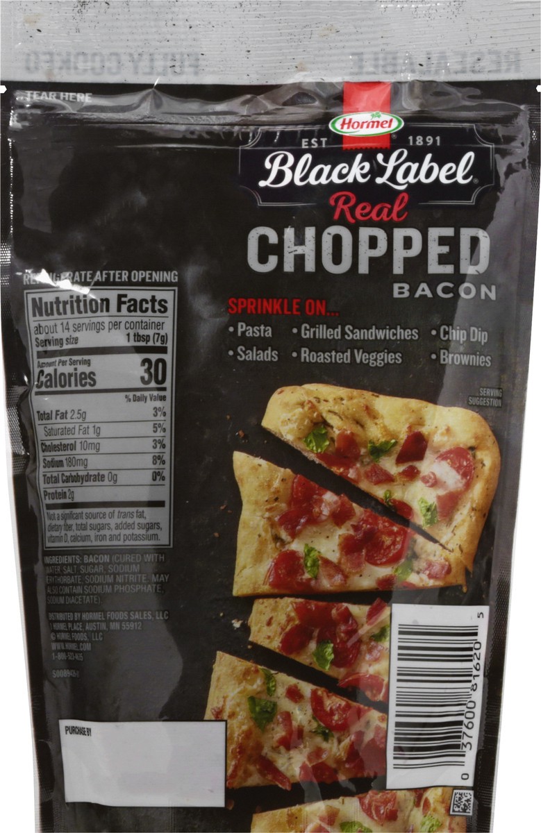 slide 9 of 12, Black Label Chopped Bacon 3.5 oz, 3.5 oz