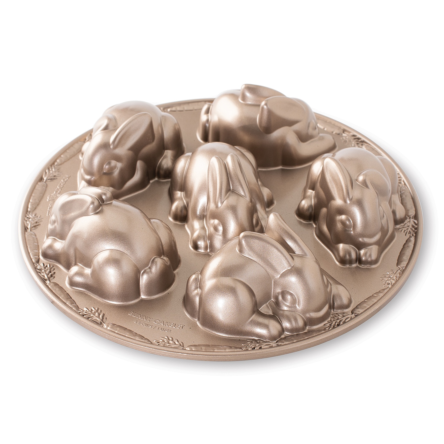 slide 1 of 1, Nordic Ware Bunny Cakelet Pan, 1 ct