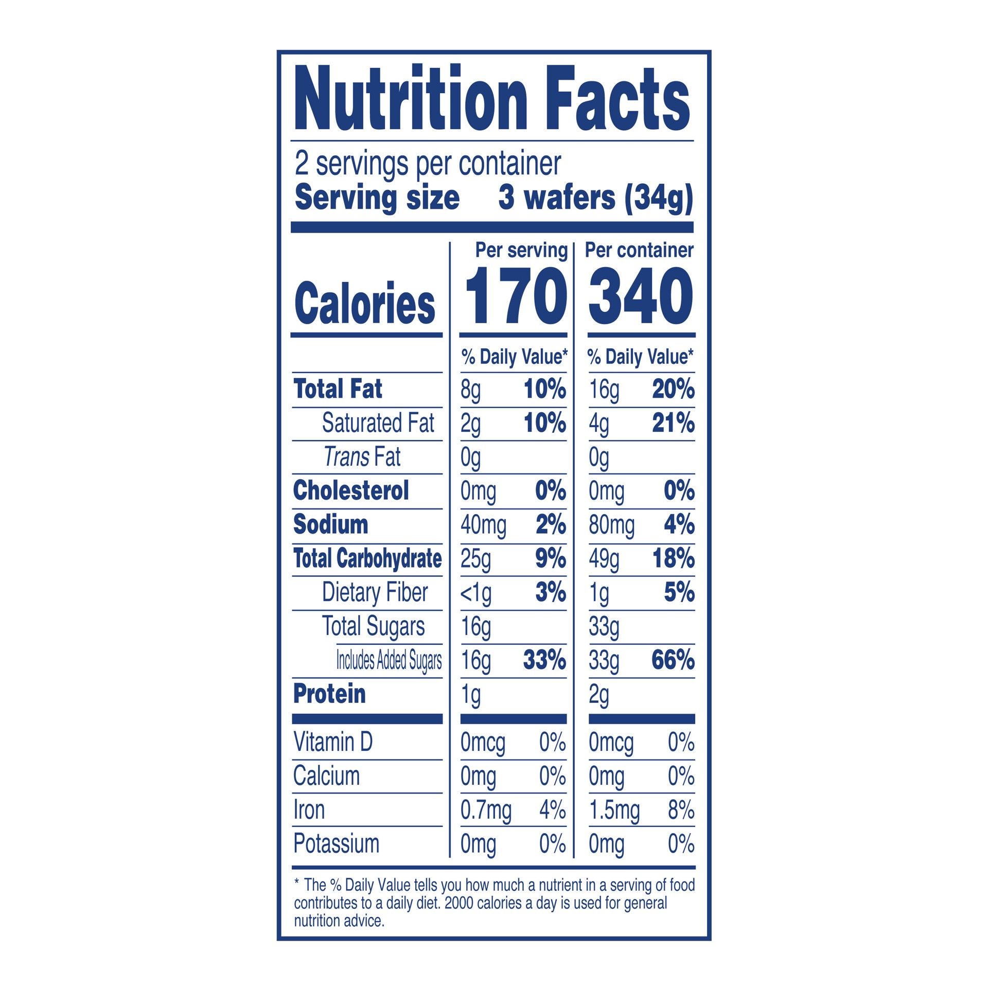 slide 2 of 5, Voorman Choc Wafer Ss, 2.4 oz