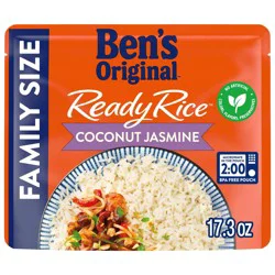 Ben's Original Ready Rice Coconut Jasmine Rice Family Size 17.3 oz