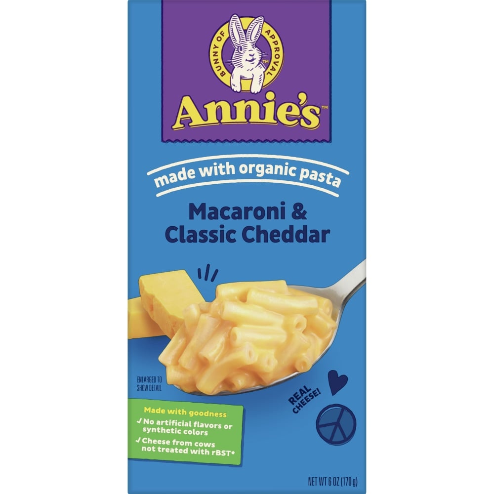 slide 1 of 1, Annie's Classic Cheddar Macaroni & Cheese Case, 12 ct; 6 oz