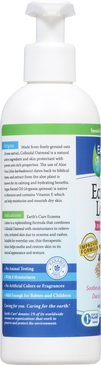 slide 2 of 9, Earth's Care Eczema Lotion 8 fl oz, 8 fl oz