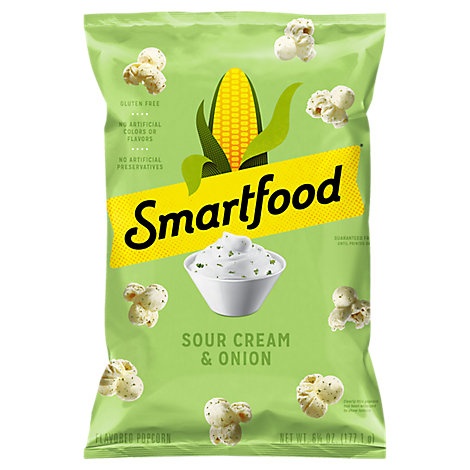 slide 1 of 1, Smartfood Popcorn Sour Cream Onion, 6.25 oz