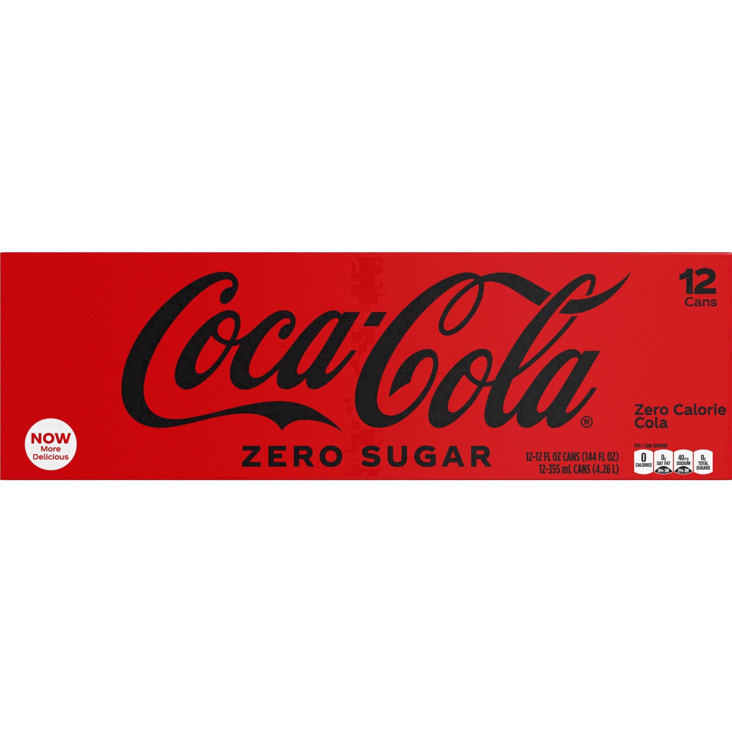 slide 14 of 55, Coca-Cola Zero Sugar Soft Drink, 12 ct