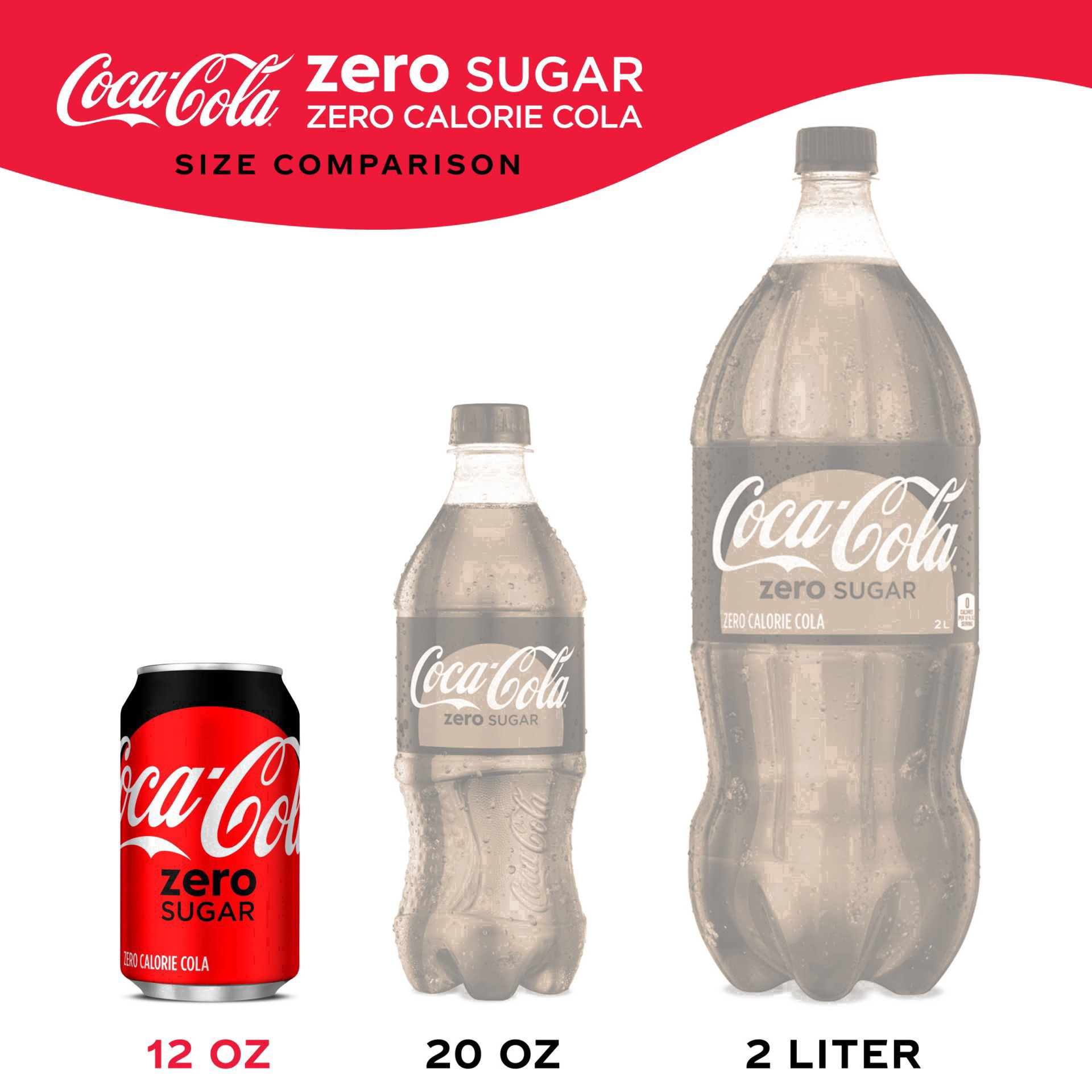 slide 26 of 55, Coca-Cola Zero Sugar Soft Drink, 12 ct