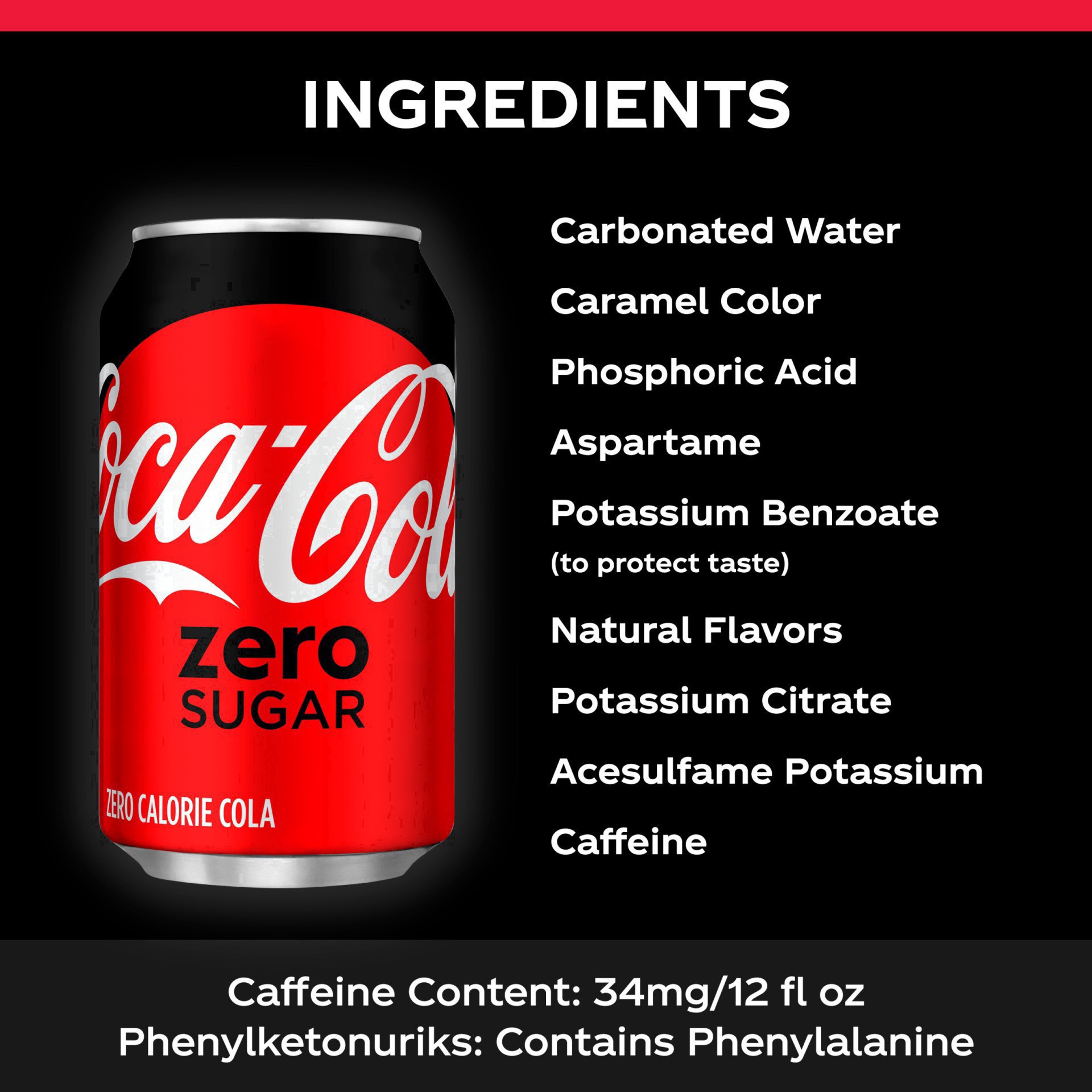 slide 28 of 55, Coca-Cola Zero Sugar Soft Drink, 12 ct