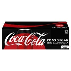 Coca-Cola Zero Sugar Soft Drink - 12 ct