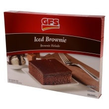 slide 1 of 1, GFS Fudge Brownies, 104 oz