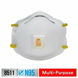 3M Sanding & Fiberglass Valved Respirator - White