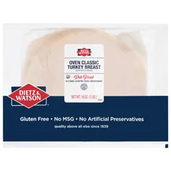 Dietz & Watson Sliced Classic Turkey Breast, 16 oz