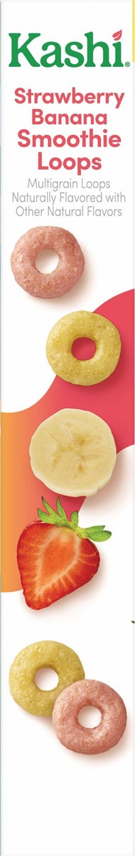 slide 4 of 12, Kashi Breakfast Cereal Strawberry Banana Smoothie Loops, 10 oz, 10 oz