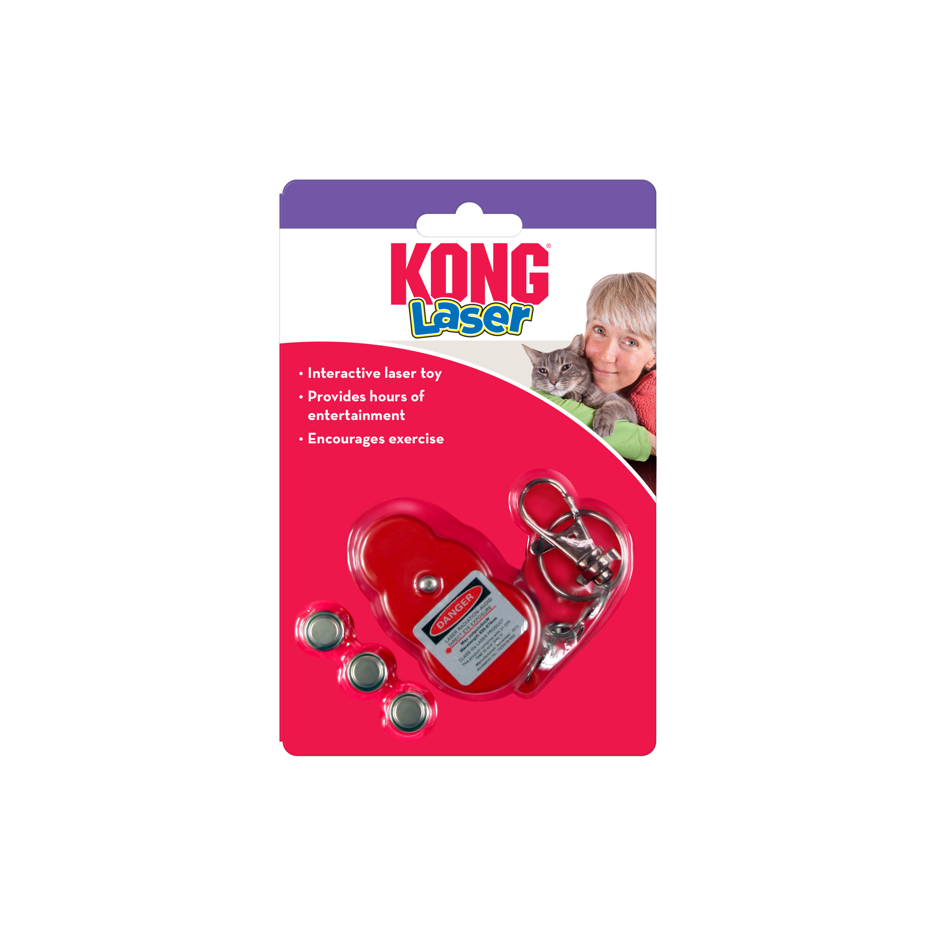 slide 2 of 4, Kong Laser Cat Toy, 1 ct