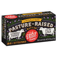 slide 8 of 17, Vital Farms Pasture Raised Unsalted Butter, 8 oz