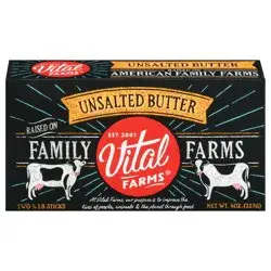 Vital Farms Unsalted Butter 2 ea