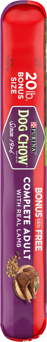 slide 4 of 9, Purina Dog Chow Complete Lamb Bonus Bag, 20 lb