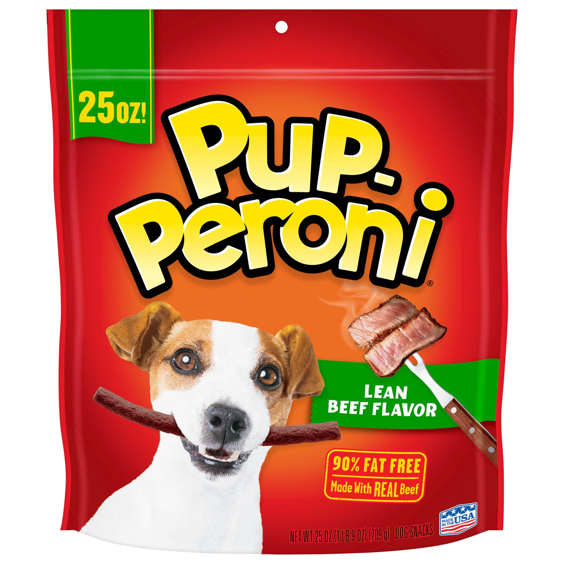 slide 1 of 7, Pup-Peroni Lean Beef Flavor Dog Snacks, 25-Ounce, 25 oz