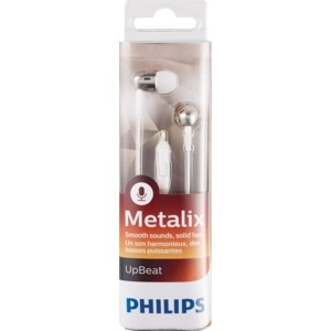 slide 1 of 1, Philips In-Ear Earbud Headphones With Mic, Gold, 1 ct