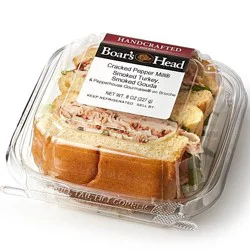 Boar's Head Cracked Peppermill Turkey Brioche