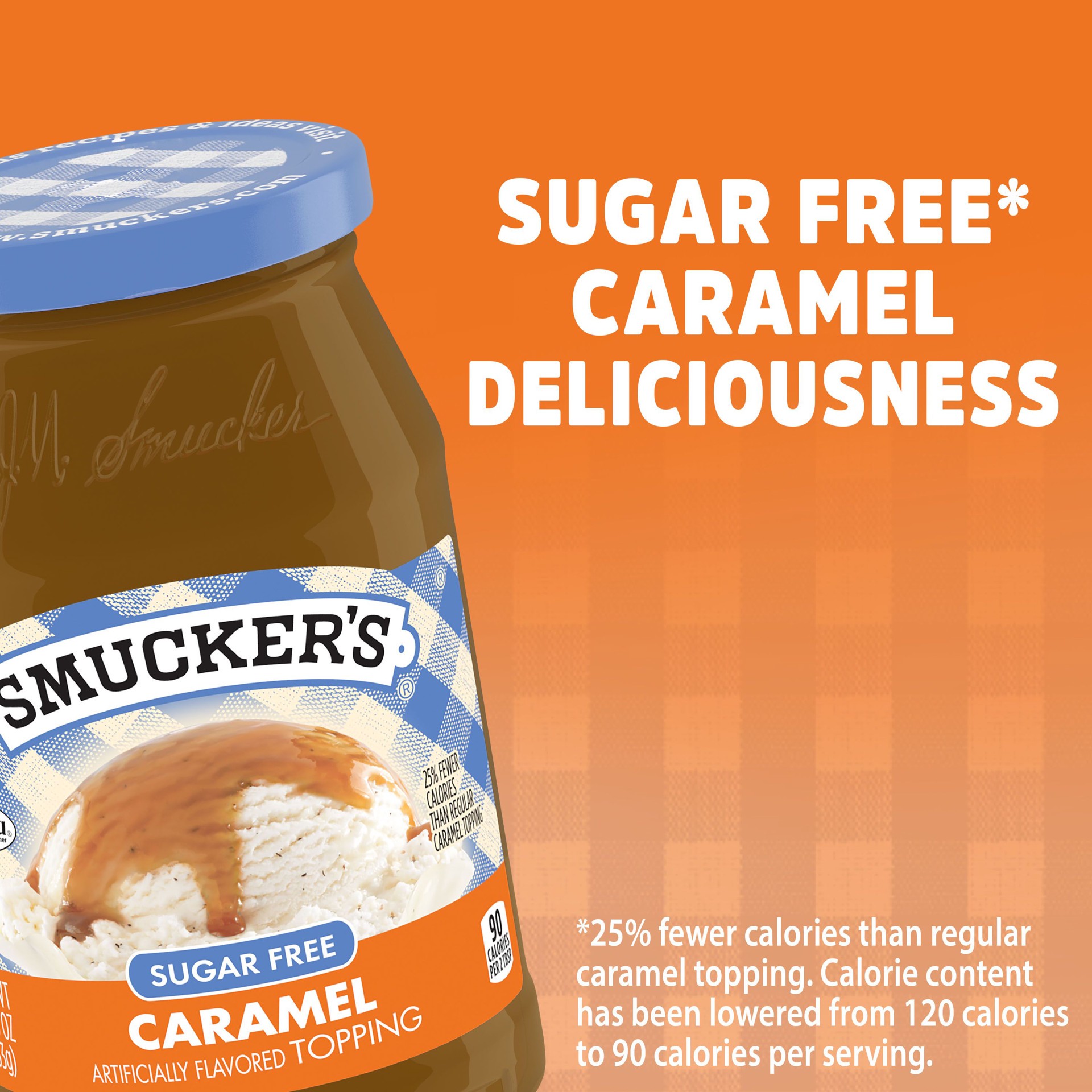 slide 4 of 6, Smucker's Sugar-Free Caramel Toppings, 11.75 oz