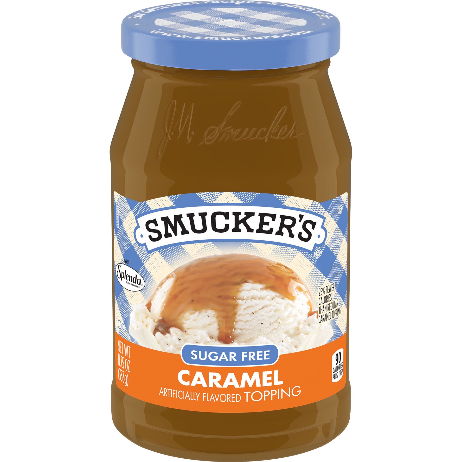 slide 1 of 6, Smucker's Sugar-Free Caramel Toppings, 11.75 oz