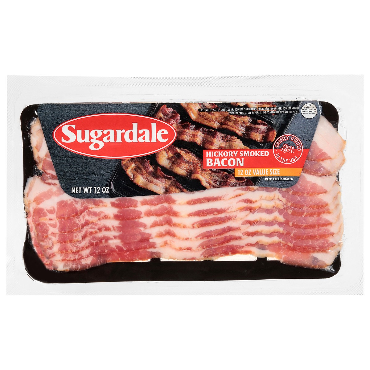 slide 1 of 9, Sugardale Bacon 12 oz, 12 oz