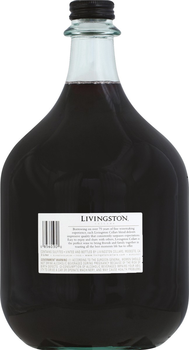 slide 2 of 3, Livingston Cellars Red Wine, 3 liter