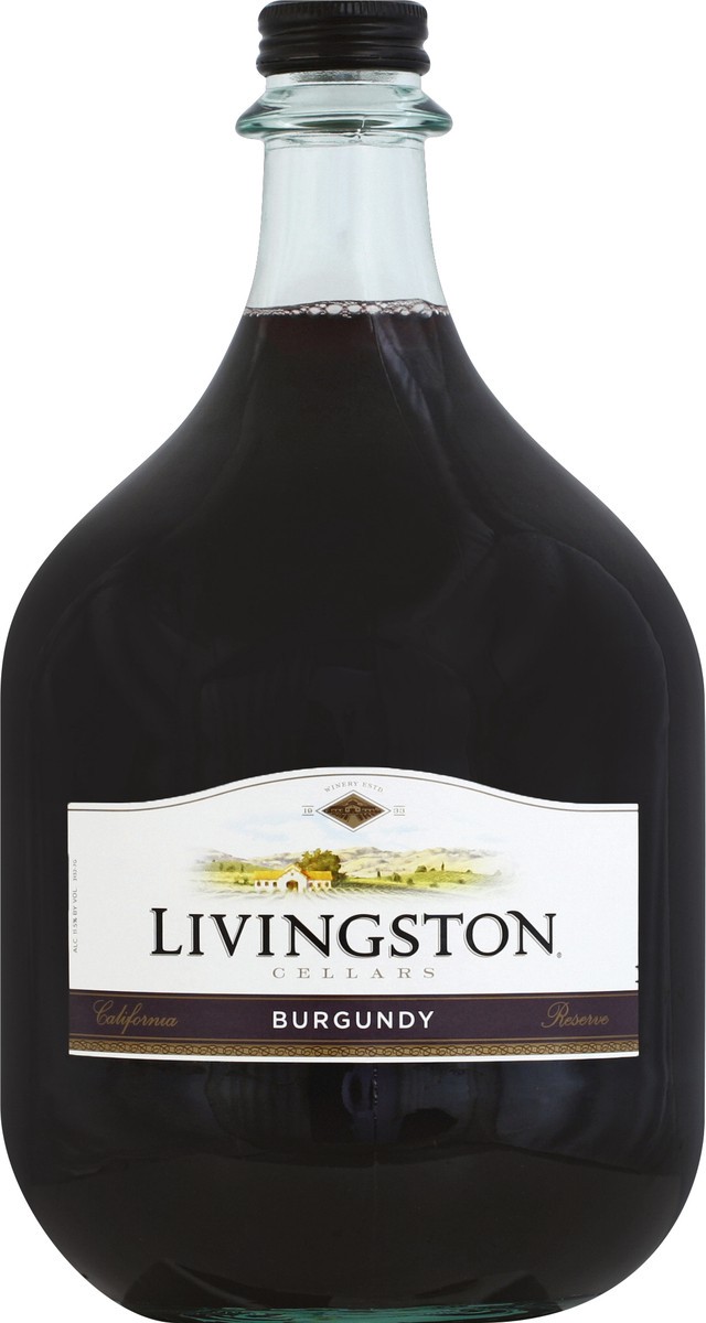 slide 3 of 3, Livingston Cellars Red Wine, 3 liter