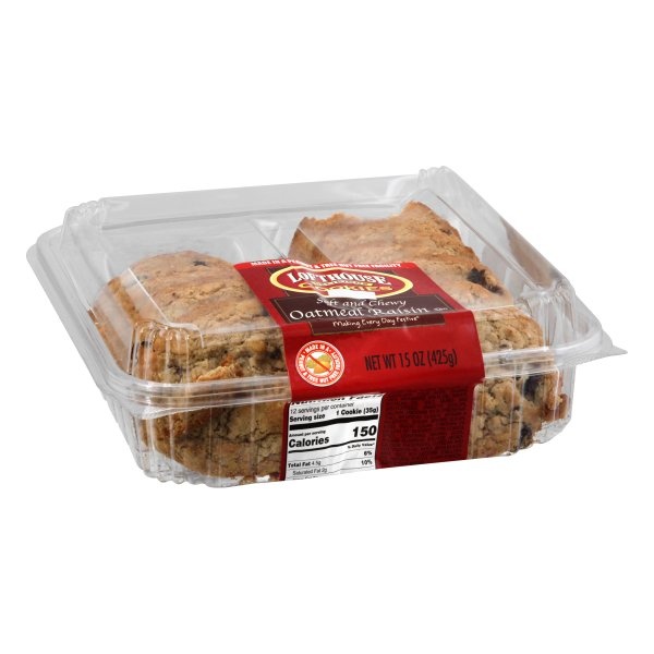 slide 1 of 1, Lofthouse Oatmeal Raisin Cookies, 18 oz