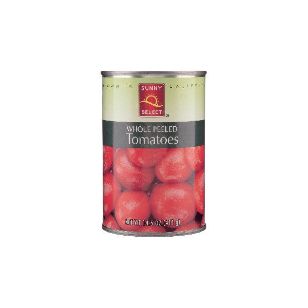 slide 1 of 1, Sunny Select Whole Peeled Tomatoes in Tomato Juice 14.5 oz, 14.5 oz