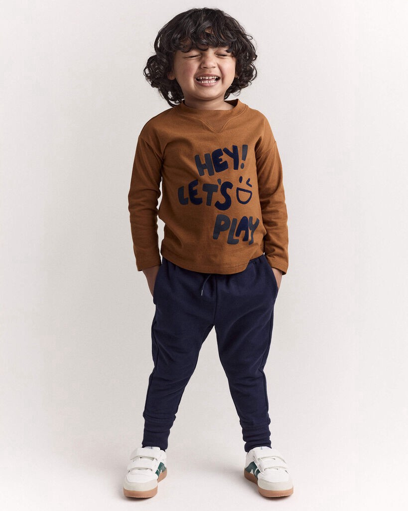 slide 2 of 5, Otteravenue Toddler City Park™ Jogger Pant - Navy Navy 4T, 1 ct