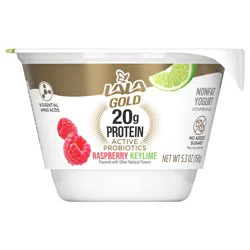 Lala Gold Nonfat Raspberry Key Lime Yogurt 5.3 oz