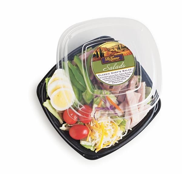 slide 1 of 1, DiLusso Classic Chef's Salad Large, 17 oz