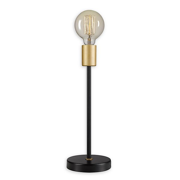 slide 1 of 4, Globe Electric Remington Table Lamp - Black, 15 in