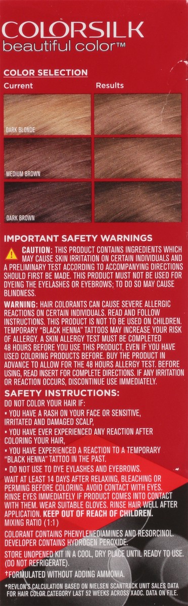 slide 7 of 9, Revlon Colorsilk 51 Light Brown Vegan Keratin Permanent Hair Color 1 Each, 1 ct