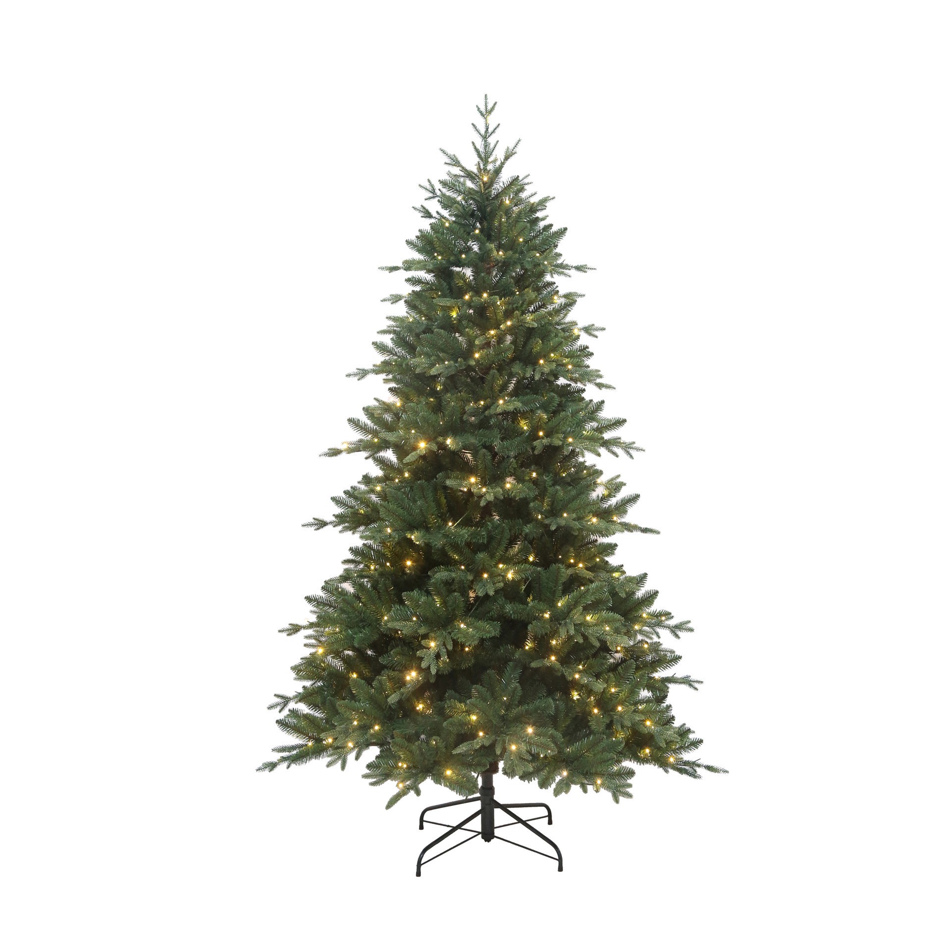 slide 2 of 7, 7.5ft. Pre-Lit Windsor Spruce Artificial Christmas Tree, Color Changing Led Lights By Ashland, 7.5 ft
